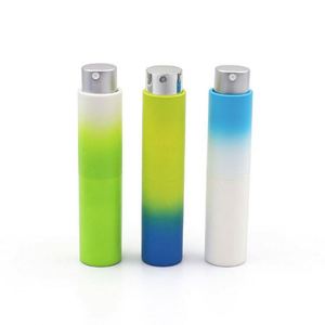 Wholesale Customize Aluminum Case Glass 8Ml Pocket Sized Gradient Color Refillable Mist Spray Luxury <b>Perfume</b> <b>Bottle</b> Paper Box - Product Image 1