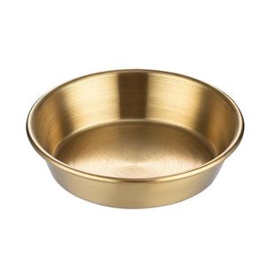 304 Stainless Steel Sauce Dish Small Condiment Cup Gold Silver Round Bowl For Korean Style Food Serving - Product Image 4
