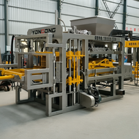 Machine automatique de fabrication de blocs creux QT7-15, machine de moulage de briques en ciment emboîtables, machine à blocs de béton