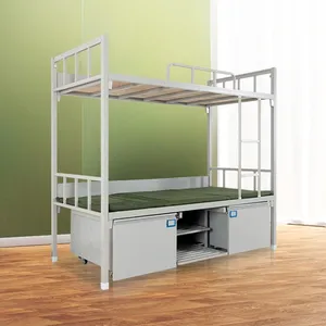 Поставщик стальной мебели двухъярусная кровать для взрослых стальная двухъярусная кровать Дубай