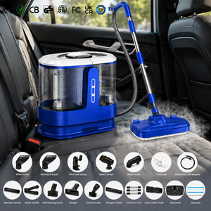 Limpiador de Manchas Multifuncional a Vapor Eléctrico de 1700w, Aspiradora de Alfombras Portátil Húmeda/Seca con Múltiples Accesorios - Product Image 1