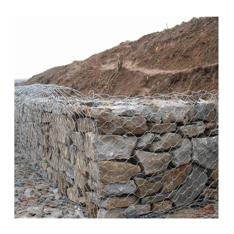 Cesta de gaviones de protección de red de caída de rocas para cesta de gaviones de pared de contención de jaula de piedra a la venta