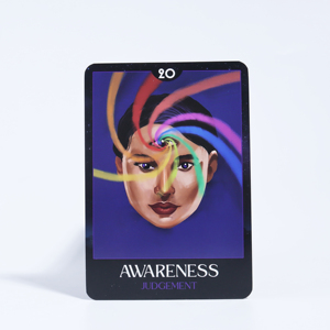 Venta al por mayor de cartas de oráculo, cartas de afirmación positiva impresas personalizadas, <span class=keywords><strong>baraja</strong></span> de Tarot de mago francés - Product Image 1