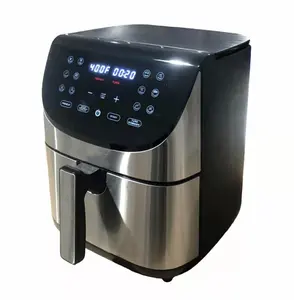 new design 7.8L multifunction restaurant compact touch screen display air fryer without oil