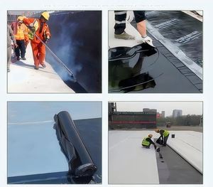 Revestimiento Impermeable de Asfalto de Caucho Ecológico Moderno de Alta Calidad, Resistente al Agua y de Alta Resistencia en Rollos - Product Image 4