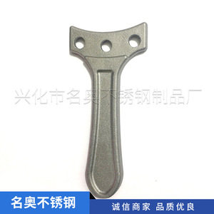 Asa de olla de acero inoxidable 50x9, fundición de precisión, orificios de montaje integrados, resistencia a la corrosión, accesorios para horno de cocina - Product Image 1
