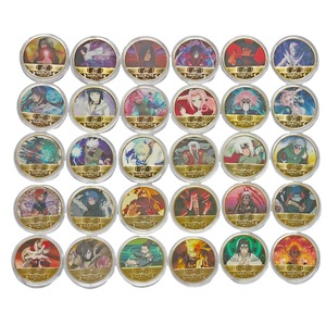 Set <span class=keywords><strong>de</strong></span> 30 Monedas Conmemorativas, Mercancía <span class=keywords><strong>de</strong></span> Anime, Monedas <span class=keywords><strong>de</strong></span> Hierro Fundido, en Caja, para Regalo, Colección, Adornos Coleccionables - Product Image 1