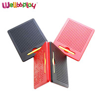 Tableau magnétique de mini magpad dots Magnet Beads Board Doodle Drawing Toys Colorful Memo Board