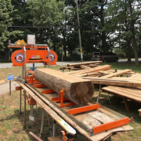 Scierie à Bois Hydraulique Portable 18 Pouces Diesel / Essence à Bande