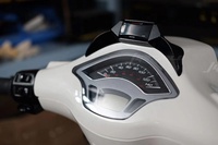 Pour VESPA SPRINT PRIMAVERA 150 tachymètre de moto KOSO affichage LCD compteur de vitesse numérique CNC cadre couverture accessoires