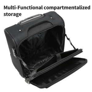 Mini Valigia da Viaggio, Trolley Piccolo Multifunzionale in Tessuto Oxford, Bagaglio a Mano per Viaggi Aerei - Product Image 3