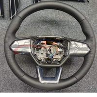 Volant en fibre de carbone pour CHANGAN, garniture en daim avec LED et indicateur de régime moteur