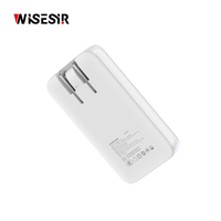 Bloc chargeur universel WISESIR 65W GaN PD 3.0, adaptateur de charge rapide pour ordinateur portable avec ports USB-C et USB-A, protection OTP/OVP
