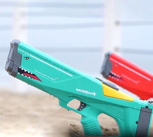 LONGXI otomatik su tabancaları elektrikli plastik köpekbalığı su blaster oyuncaklar yetişkinler için akülü su tabancası açık oyunlar çocuklar - Product Image 2