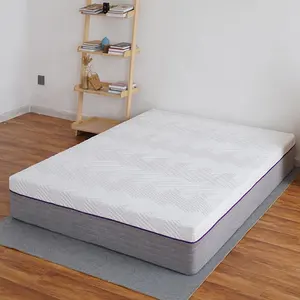 特大号混合床垫独立包裹内弹簧床上用品，适用于酒店卧室或公寓使用家用家具