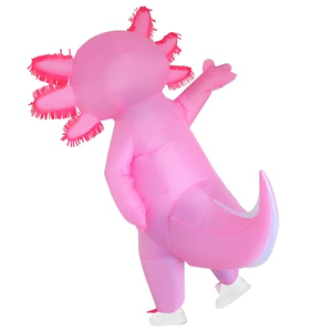 Nouveau Costume Gonflable Unisexe <span class=keywords><strong>Salamandre</strong></span> Mascotte Drôle pour Halloween, Fête <span class=keywords><strong>Adulte</strong></span>, Couple, Tenue Gonflable M. Rat - Product Image 3
