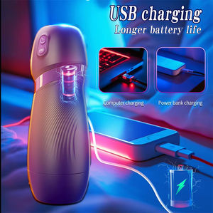 Slimme seksrobot voor mannen, vacuüm orale seks zuigende automatische mannelijke masturbatie-apparaat met verwarming en gekreun, adult producten voor mannen - Product Image 2