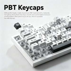 Keycaps PBT วัสดุสีย้อม-sublimated 126คีย์โปรไฟล์มาตรฐานใช้ได้กับ Ajazz /aula/<span class=keywords><strong>akko</strong></span> 60%/75% /tkl/ 104 - Product Image 3