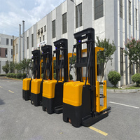 Chariot élévateur électrique pour picking de 1500 kg, hauteur de levage 6000 mm, fourches de 920 mm, chariot élévateur de picking d'entrepôt, charge 230 V norme américaine