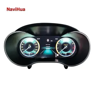 NaviHua sıcak satış 12.3 ''Linux sistemi LCD Dashboard dijital küme araba kilometre için Mercedes Benz C Class W205/GLC 2015-2018