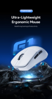 G1 PAW3311 Sensor Max 4000 DPI Mouse Rechargeable 1K Wireless Mouse Gamer 2.4Ghz+BT Custom Gaming Mouse for PC Laptop