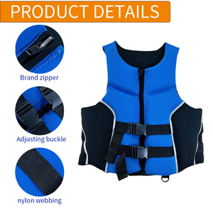 เสื้อว่ายน้ำทำจากนีโอพรีนสำหรับผู้ใหญ่เสื้อชูชีพทำจากโฟมพีวีซีสำหรับว่ายน้ำการแล่นเรือใบกีฬาทางน้ำ - Product Image 3