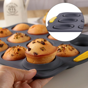 Moule à muffins carré en silicone et acier inoxydable, résistant à la chaleur, pour cuisson au four, idéal pour tartes aux œufs, puddings et gelées, outil de pâtisserie de cuisine - Product Image 4