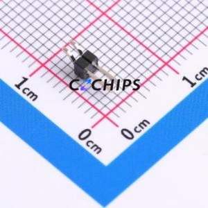 HX PZ1.27-1x2P WT Pin Header SMD,P=1.27mm,Horizontal Mount Connector 1x2P 1.27mm Pin Header Horizontal Mount - Product Image 2