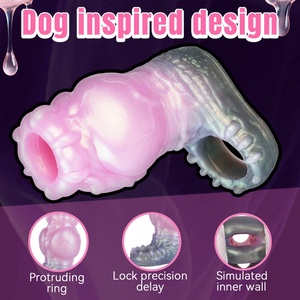 Funda de silicona suave para pene, extensor de pene, funda engrosadora de pene, extensor de pene masculino, juguetes sexuales para adultos al por mayor - Product Image 6