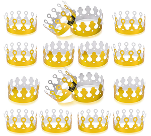 Corona <span class=keywords><strong>di</strong></span> <span class=keywords><strong>carta</strong></span> corona d'oro corona d'oro lamina d'oro cappello corona per festa <span class=keywords><strong>di</strong></span> compleanno Baby Shower foto oggetti <span class=keywords><strong>di</strong></span> scena - Product Image 6