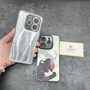 Funda de Teléfono Moderna para iPhone 15 16 17 Pro Max Infinix Redmi, Diseño con Patrón de Moda, Tacto Premium, Protección de Lente - Product Image 2