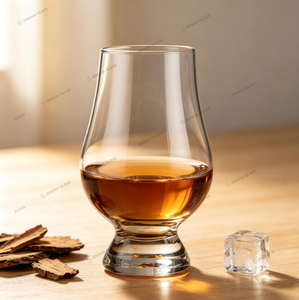 Verre à whisky en cristal sans plomb haute transparence avec logo personnalisé, verre <span class=keywords><strong>Glencairn</strong></span> 190 ml, verres de dégustation pour whisky et vodka - Product Image 3
