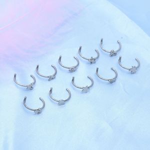 Nuevo Anillo <span class=keywords><strong>de</strong></span> <span class=keywords><strong>Labio</strong></span> sin Perforación con Clip, Acero Inoxidable 316L, Múltiples Dijes, <span class=keywords><strong>Piercing</strong></span> <span class=keywords><strong>Falso</strong></span> para <span class=keywords><strong>Labio</strong></span>, Joyería Corporal sin Perforaciones, Venta al por Mayor - Product Image 3