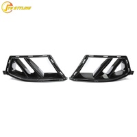 Aérations de pare-chocs avant en fibre de carbone véritable avec grille, kit carrosserie aérodynamique pour BMW G80 M3 G82 G83 M4