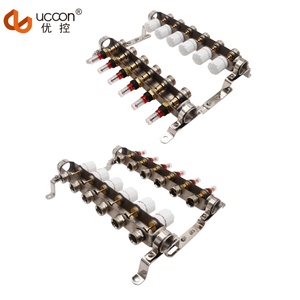 Hiện đại Brass Manifold nước <span class=keywords><strong>Collector</strong></span> cho hydronic sàn hệ thống sưởi ấm với cài đặt dễ dàng - Product Image 2