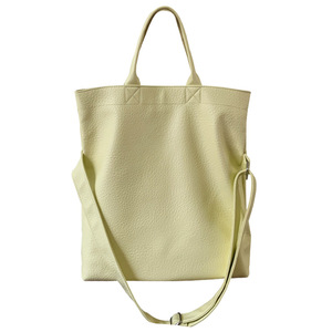 Korean Style Large Capacity Tote Bag Yellow Vertical <b>Square</b> Magnetic Buckle Everyday Outfits Summer 2024 - Product Image 5