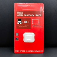 Adaptateur de carte Micro TF Sd personnalisé emballage blister avec carte papier emballage plastique pour carte mémoire