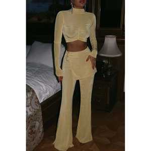 ชุดเครื่องประดับหินไทอันสีเหลืองสำหรับผู้หญิง - Product Image 4