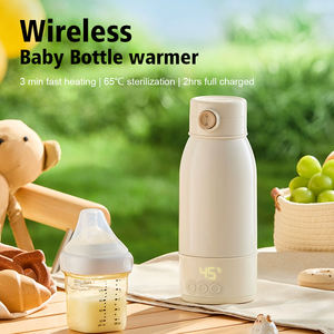 <span class=keywords><strong>Petit</strong></span> <span class=keywords><strong>chauffe</strong></span>-biberon électrique, <span class=keywords><strong>chauffe</strong></span>-lait pour bébé, contrôle intelligent de la température, <span class=keywords><strong>chauffe</strong></span>-biberon mobile pour bébé - Product Image 4