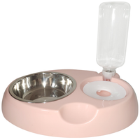 Gamelle surélevée personnalisable avec logo, écologique, pour petits chiens et chats, motif uni, durable, avec support
