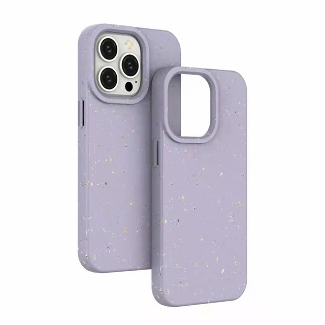 New 100% Sustainable Wheat Straw Biodegradable Phone Case for iphone 14 13 Eco Friendly Cover for Samsung Galaxy S22 Pro Ultra