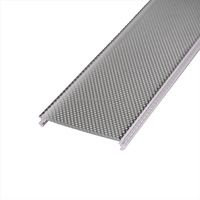 Diffuseur de lumière micro-prismatique en polycarbonate pliable et roulé, ignifuge UL94-V0, anti-éblouissement, gaufrage PC, abat-jour linéaire