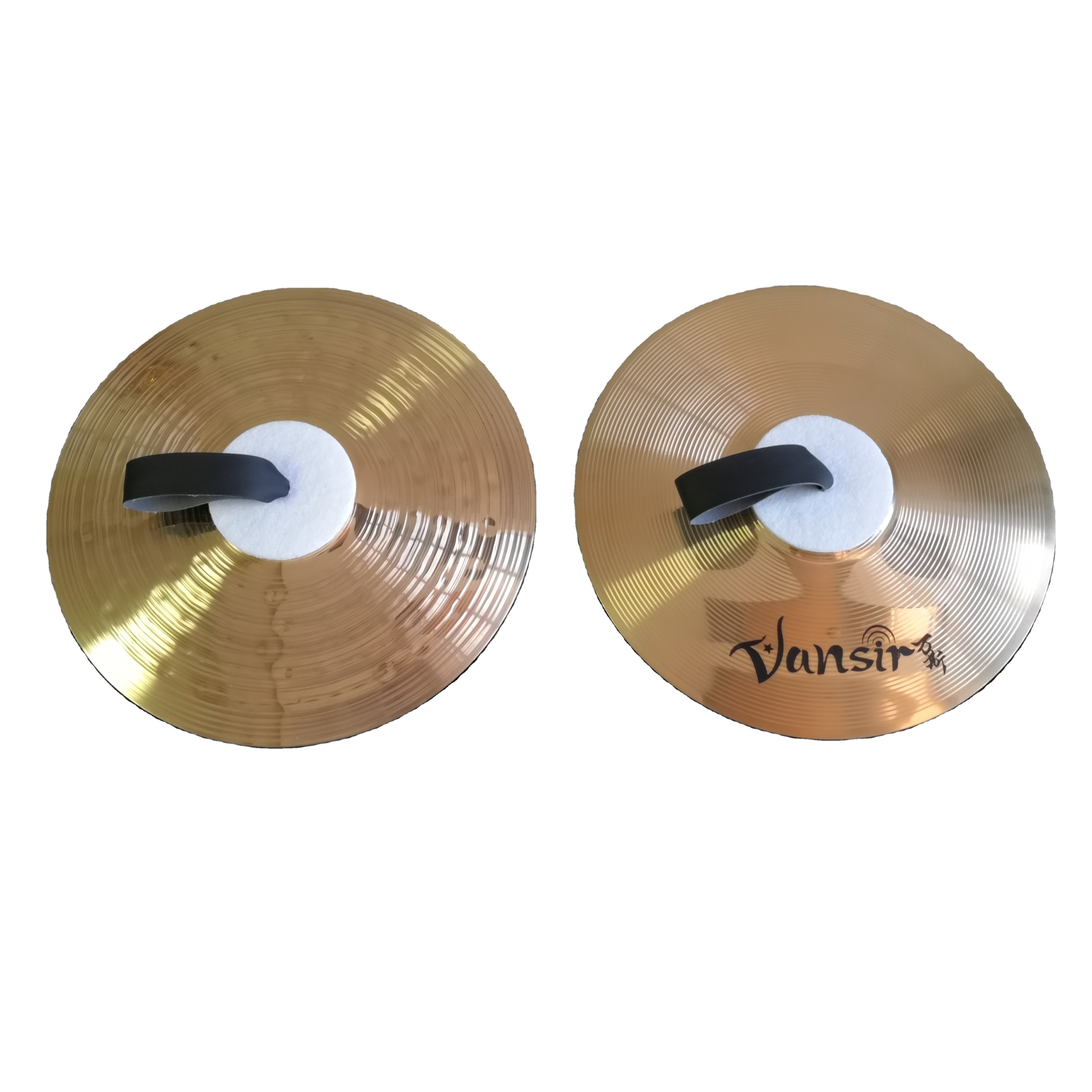 Vansir Brass Marching Band Cymbals 16" 18" 20" Pairs with straps