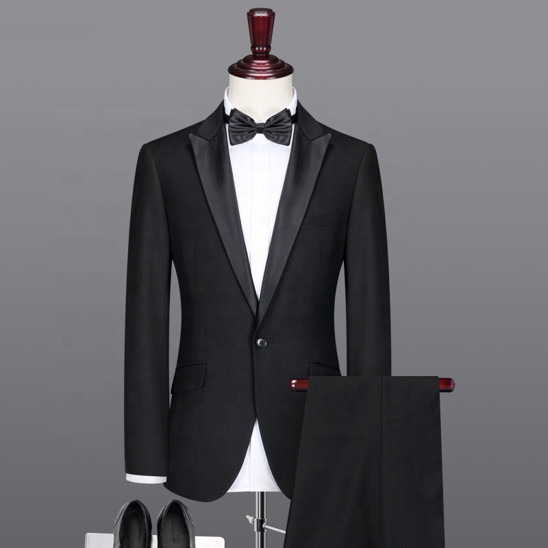 Venta al por mayor traje negro satinado-Compre online los mejores traje negro  satinado lotes de China traje negro satinado a mayoristas | Alibaba.com