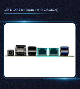 Carte mère Nano <span class=keywords><strong>ITX</strong></span> en gros avec carte mère industrielle sans ventilateur J4125 Cpu monocanal DDR4 2400MHz Max 8G - Product Image 2