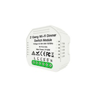 Công Tắc Điều Chỉnh Độ Sáng Thông Minh 3 Chiều 2 Gang