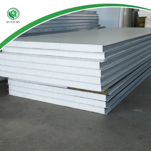 Fabricante de tableros sándwich para techos Paneles sándwich de lana de roca de aislamiento de pared de techo - Product Image 2