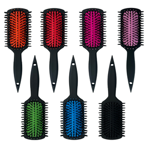 Private Label High-End strass strass specchio in pelle arricciatura che definisce spazzola materiale setola per districare modellatura <span class=keywords><strong>capelli</strong></span> ricci - Product Image 3