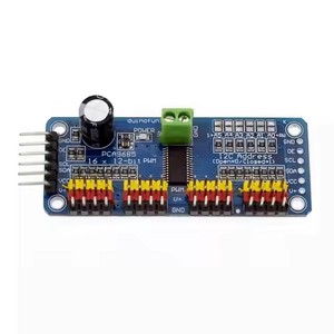 Carte d'entraînement servo PWM à 16 canaux Contrôleur de robot Module de pilote d'interface IIC <span class=keywords><strong>PCA9685</strong></span> - Product Image 2