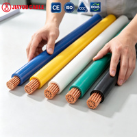 Cable de Cobre THHN THWN para Construcción, Aislamiento de PVC, Revestimiento de Nailon, 600V AWG, para Instalaciones Eléctricas Residenciales en Ecuador